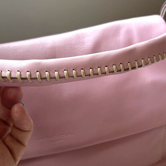 Tosca Blu pale pink Leather shoulder Handbag - Picture 6 of 16